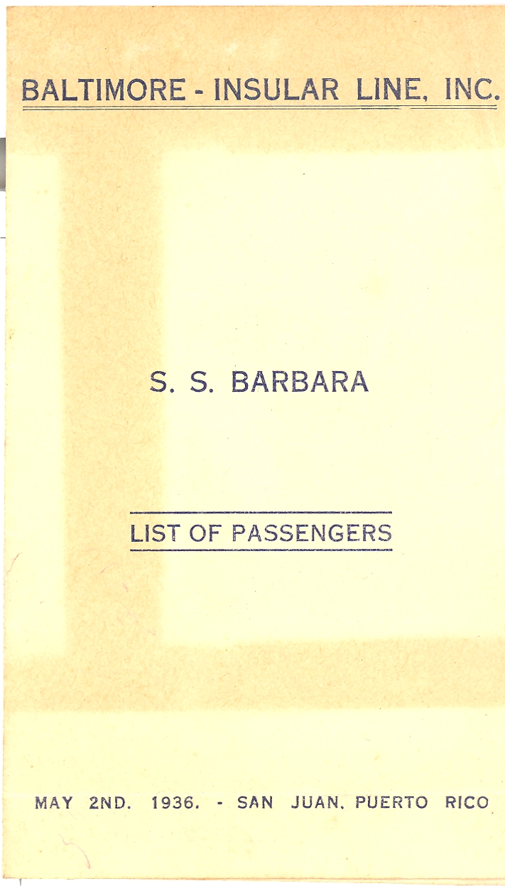 SS Barbara 1936 Vacation Photo Album